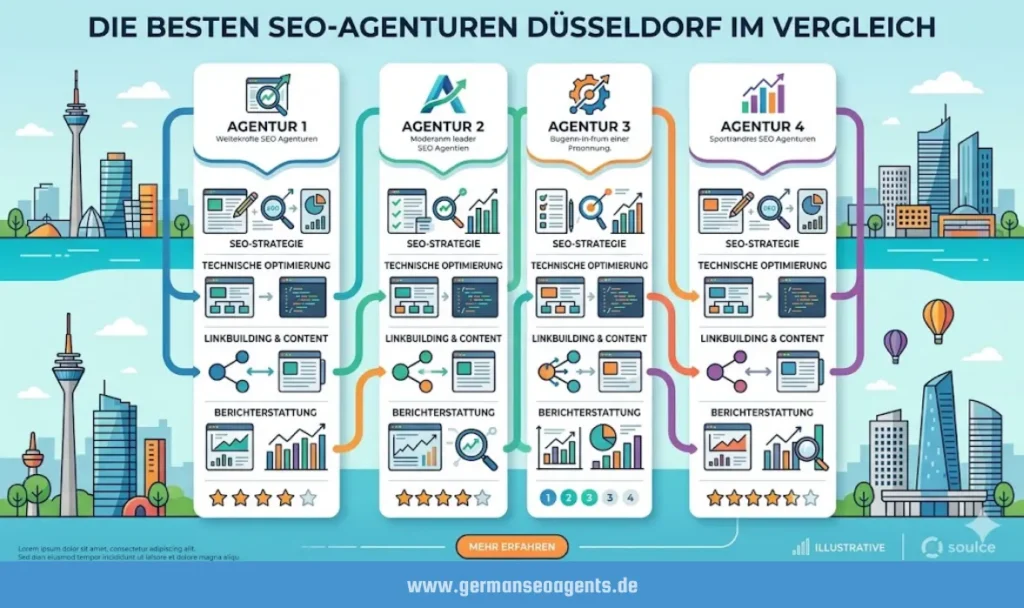 die besten seo-agenturen düsseldorf im vergleich